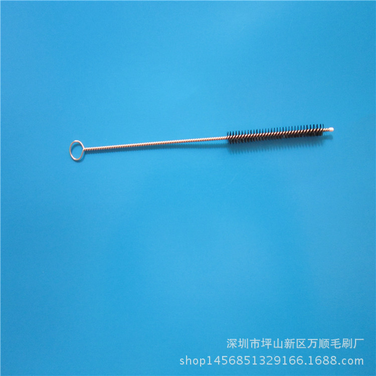实力厂家大量批发吸管刷 小毛刷 304不锈钢试管刷 水壶吸管清洁刷