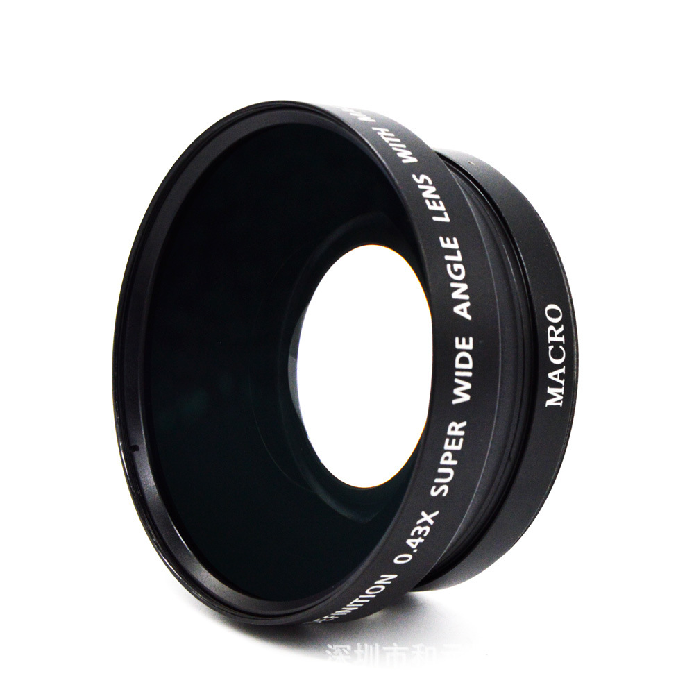 72mm 0.45x 广角微距附加镜头适用佳能 尼康18-200镜头