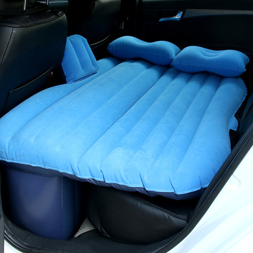 Car-mounted split inflatable bed, multi-functional car travel bed, car head protector inflatable mattress, outdoor inflatable mattress
