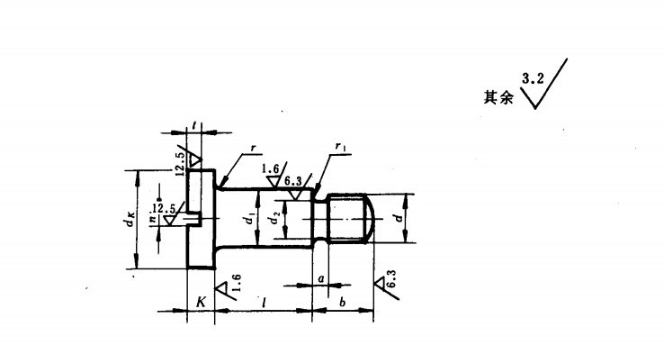 Բ��ͷ������λ�ݶ�M10*14 ������λ��˿GB830 ̨����˿Din923