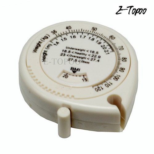 ETOPOO BMI Healthy Waist Measurement Drop Shape Automatic Telescopic Tape Measurement BMI Healthy Waist Measurement Measurement Measurement