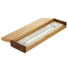 适用i苹果笔盒 Apple pencil木质笔盒 触控笔套 电容笔 手写笔套