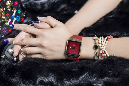 guou watch watch female student Korean version simple fashion trend quartz watch silicone strap female watch