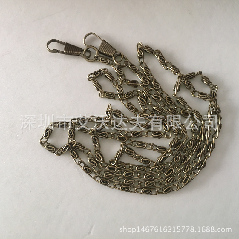 厂家直销 包包链条厂家直销DIY 万字链  箱包链条 五金配件