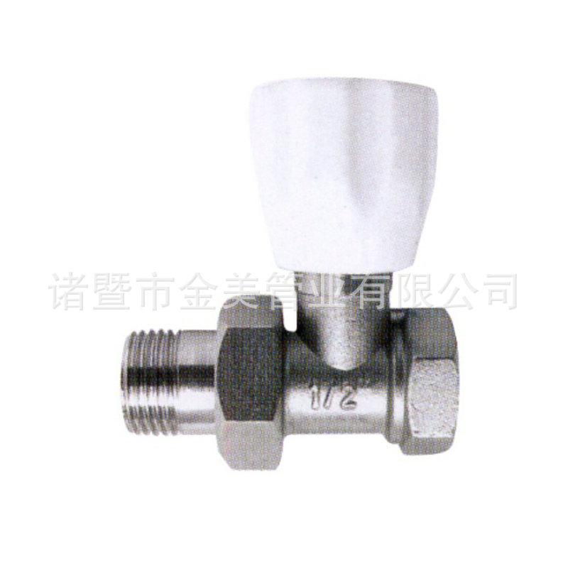 角式温控铜阀门 直式温控铜阀门 手动温控铜阀门金美工厂供应