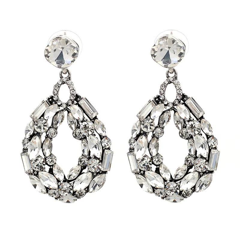 Trend fashionable metal pendant, earrings, accessory, European style, wholesale