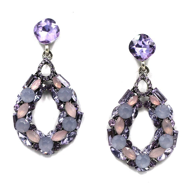 Trend fashionable metal pendant, earrings, accessory, European style, wholesale