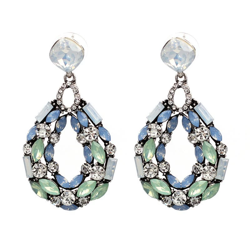 Trend fashionable metal pendant, earrings, accessory, European style, wholesale