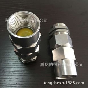 304 Stainless Steel Explosion-Proof Gland G3/4 Mg Thread Explosion-Proof Cable Clamping Joint Npt Explosion-Proof Stuffing Box