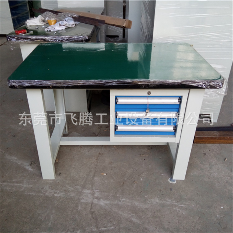 重型三抽屉工作台 工作台 操作钳工台可定货 台面静电组装工作台