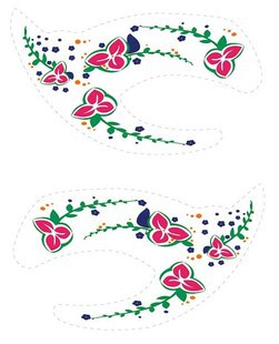 Sombra de ojos tatuaje pegatinas, Variedad encanto Smokey pegatinas