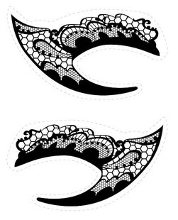 Sombra de ojos tatuaje pegatinas, Variedad encanto Smokey pegatinas