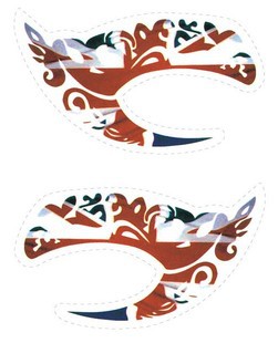 Sombra de ojos tatuaje pegatinas, Variedad encanto Smokey pegatinas