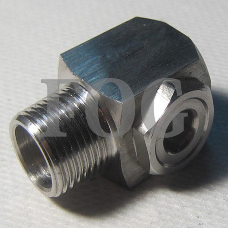 转角喷嘴盐溶液喷雾拐角空心喷头空气洗涤塔喷淋消泡冷却耐腐