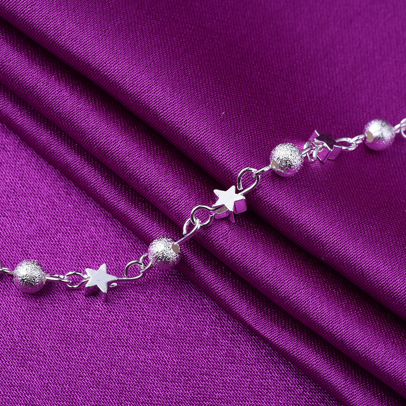 Bracciale stella in argento per donna gioiello minimalista_voghion.com