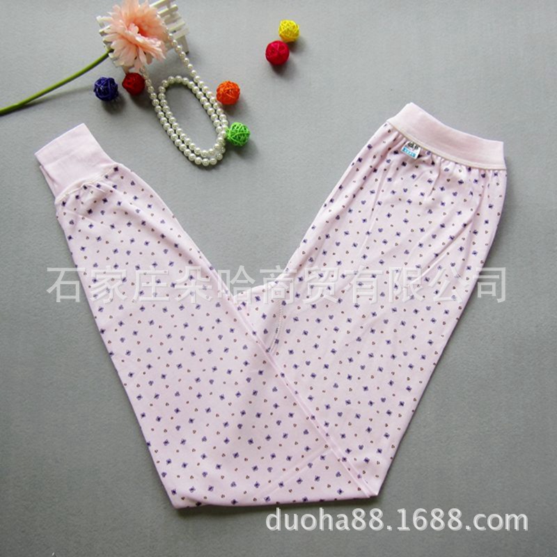 女士秋裤棉保暖裤秋冬单件棉毛裤线裤大码衬裤打底