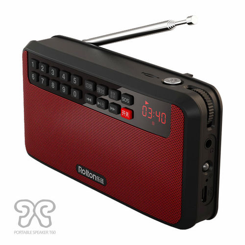 Roltong/Leton T60 Radio MP3 Senior Mini Portable Card Speaker Walkman