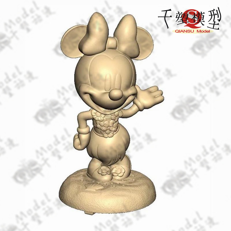 潮玩盲盒公仔迪士 尼米奇动漫手办3d建模设计抄数打印打样小批量