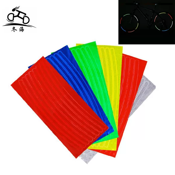 Bicycle Stickers Dead Fly Stickers Reflective Stickers Mountain Bike Dead Fly Wheel Frame Stickers Cycling Steel Rims Luminous Stickers