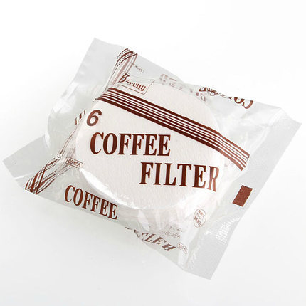 摩卡壶专用6号圆片咖啡滤纸 滴漏式咖啡过滤纸100片/包