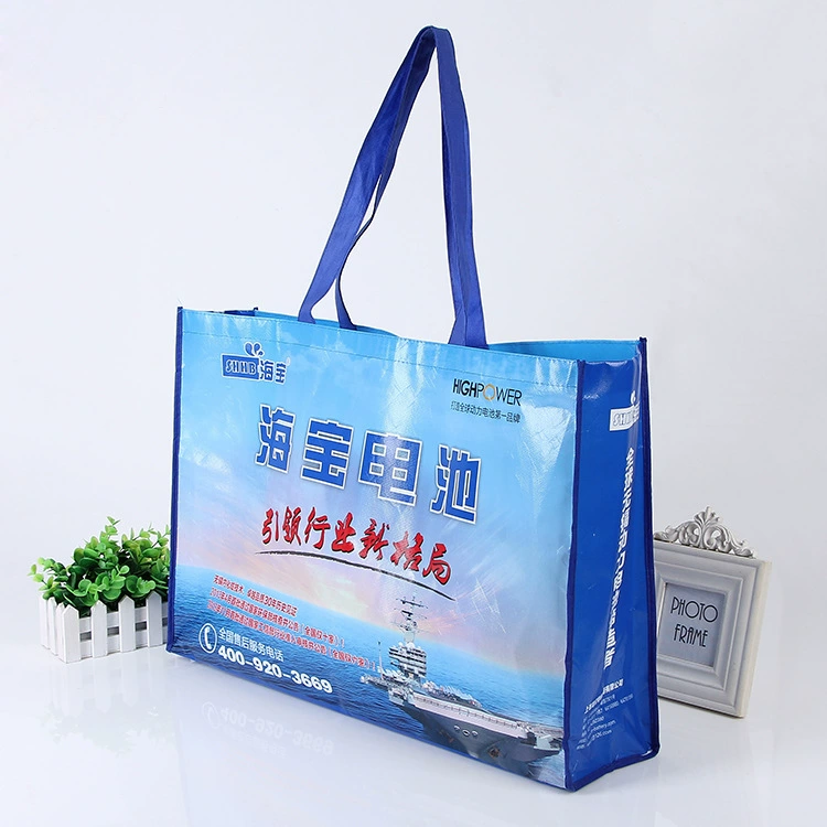 Фабрика в запасе Поставляем портативную Non-сплетенную хозяйственную сумку плоский Карманный фильм рекламируя Eco-мешок