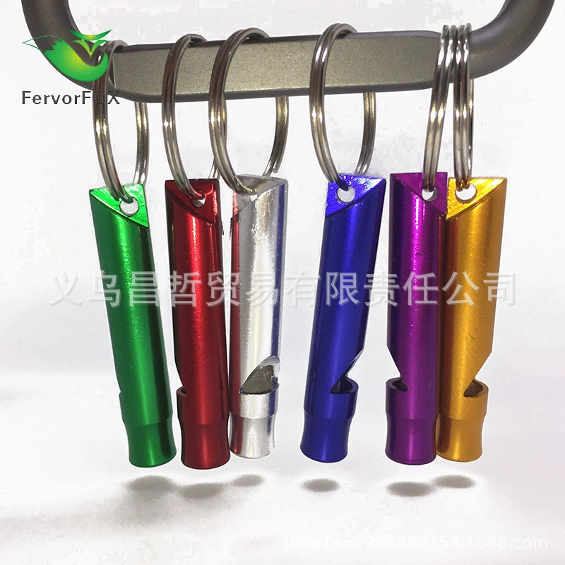 Открытый альпинизм кемпинг свисток выживания высокочастотный спасательный свисток путешествия алюминиевый сплав спасательный свисток аптечка аксессуары