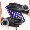 Keep warm polyurethane street gloves
