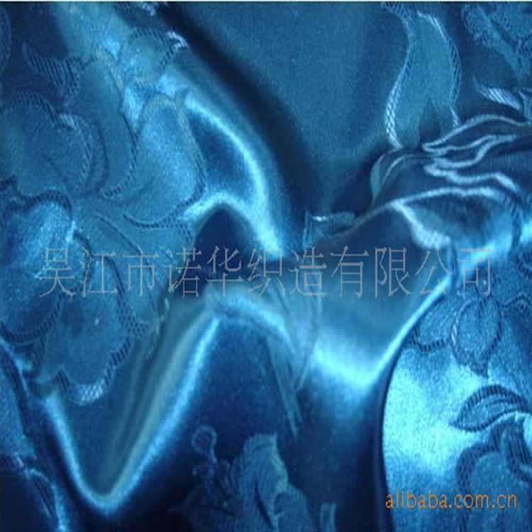 300D加厚细纹亚光色丁印花布缎面丝礼服文胸内衬内衣睡衣面料
