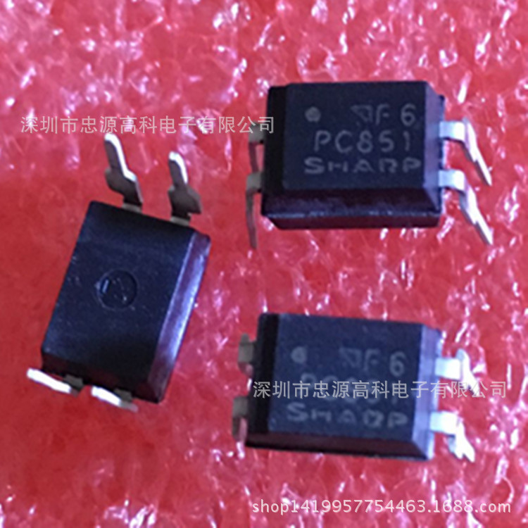 原厂 PC851 DIP4 晶体管输出光电耦合器 原装 PC851 直插光耦