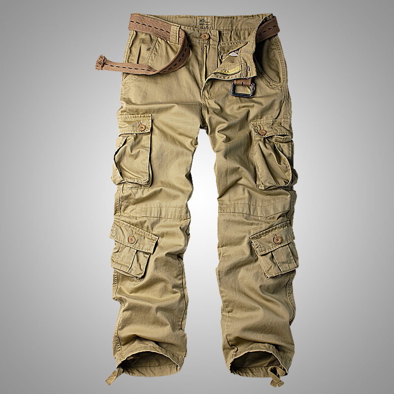 Cross-Border Men's Pants Cargo Pants Camouflage Pants Outdoor Multi-Pocket Loose Cargo Pants Men Amazon 3357