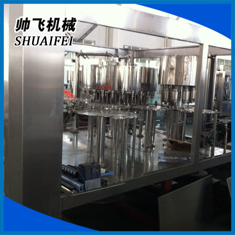 帅飞CGF饮料灌装生产线设备 厂家供应三合一灌装机全自动 饮料