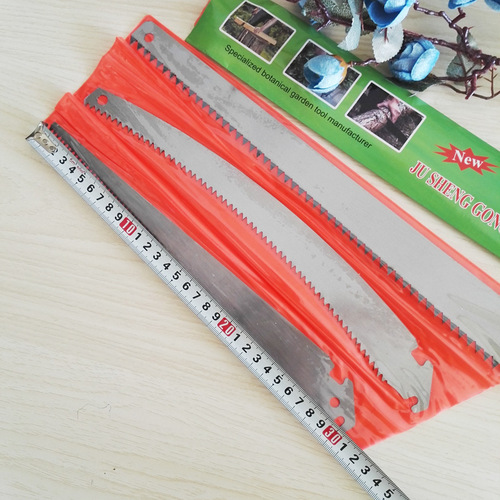 Hardware garden tools, bent saw, iron handle, three-piece set, bent saw, straight head, chicken tail saw, woodworking saw, fruit branch hand saw