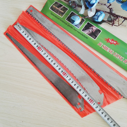 Hardware garden tools, bent saw, iron handle, three-piece set, bent saw, straight head, chicken tail saw, woodworking saw, fruit branch hand saw