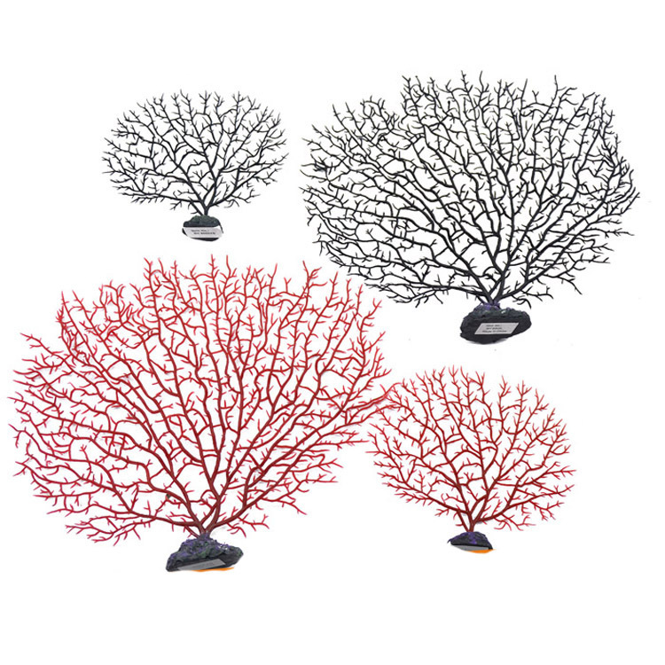 Simulation Coral Tree Fake Coral Aquatic Grass Soft Ornaments Decoration Fish Tank Water Grass Landscaping Sea Iron Tree Sea Tank Decoration