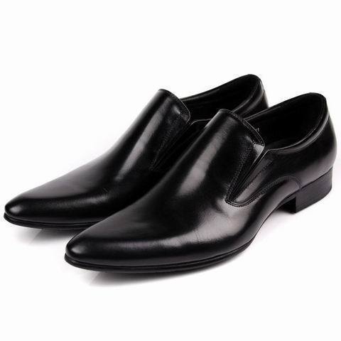 WOUFO Casual trend shoes English style pointed-toe
