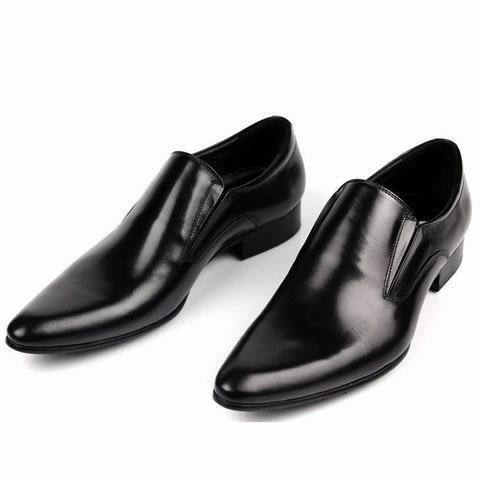 WOUFO Casual trend shoes English style pointed-toe