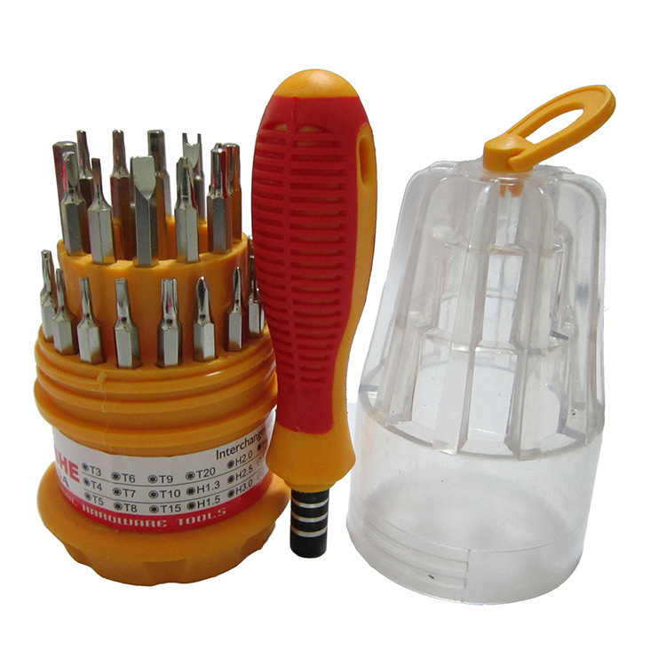 31合一多功能手动维修工具 多用途螺丝刀 家居螺丝批电子维修