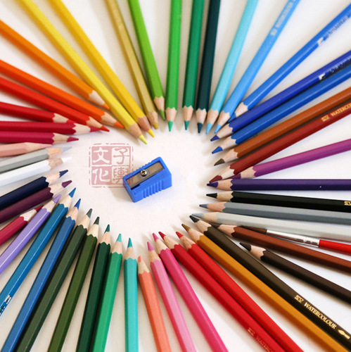 Faber-Castell 18/24/36/48 color water-soluble color pencil red paper box color lead Knight's Castle oil-based color lead