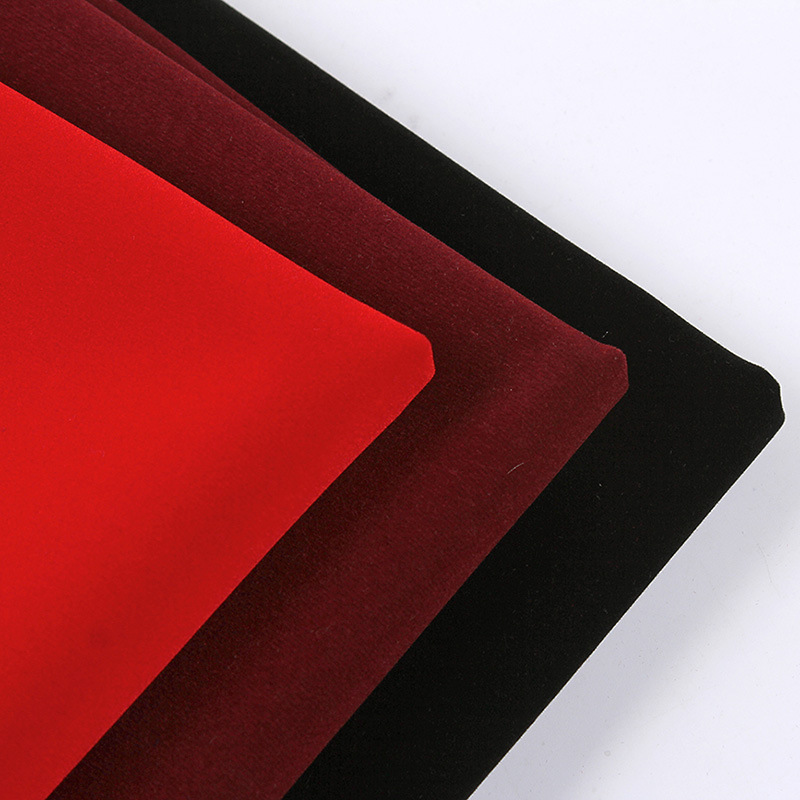 全涤针织经编布植绒布面料  不掉绒拍摄不反光背景布购物包装布料