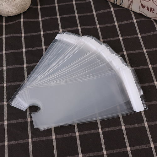 Wholesale transparent packaging bags for lady socks, new factory OPP self-adhesive plastic bags for wholesale