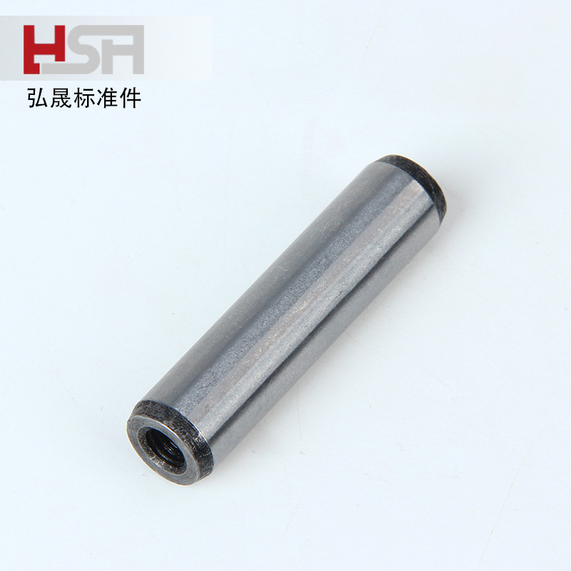 高强度精密圆柱销GB/T120-B带排气槽内螺纹圆柱销定位销-M16