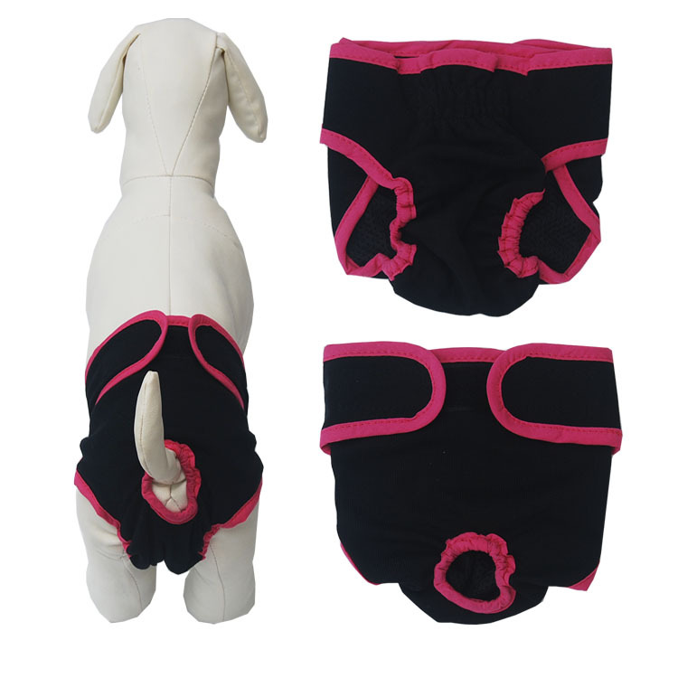 Pantalones fisiológicos de velcro para mascotas pantalones sanitarios para perros grandes, medianos y pequeños pantalones de seguridad para perros pantalones menstruales Teddy anti-acoso