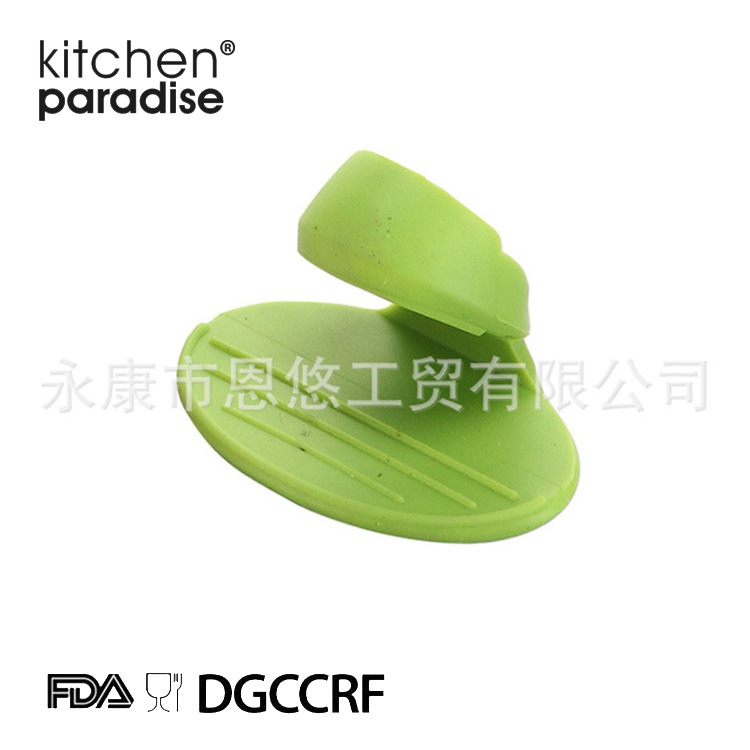 硅胶隔热手夹 高温硅胶防烫手夹 可爱迷你微波炉硅胶隔热