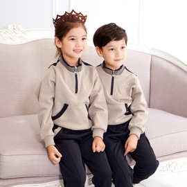 纯棉中小学生校服班服幼儿园园服春秋冬装休闲长袖儿童运动装