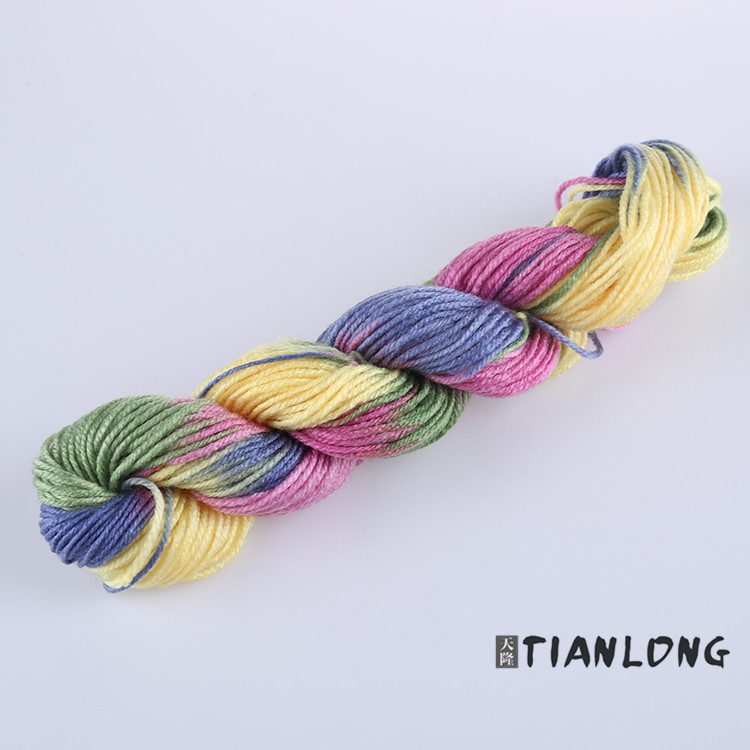 跨境热销麻花腈纶毛线手编段染渐变毛线团DIY钩针线厂家特价批发