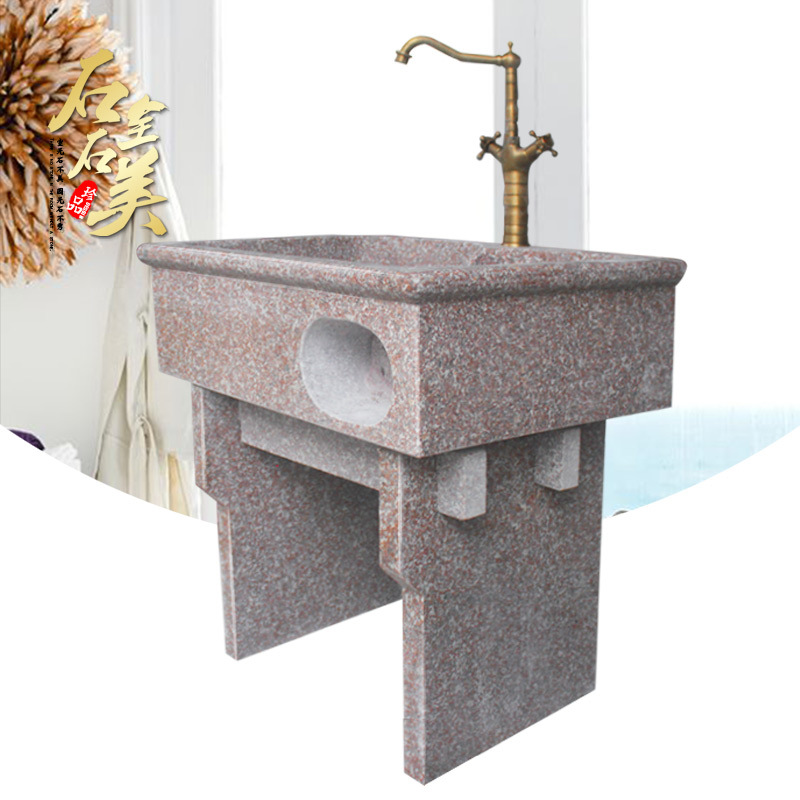 balcony stone Laundry Pool Washboard Stone Marble Laundry tub Washtub