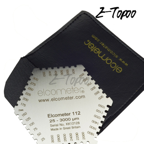 Stainless steel hexagon wet paint measurement wet film thickness gauge wet film thickness ruler comb wet film card