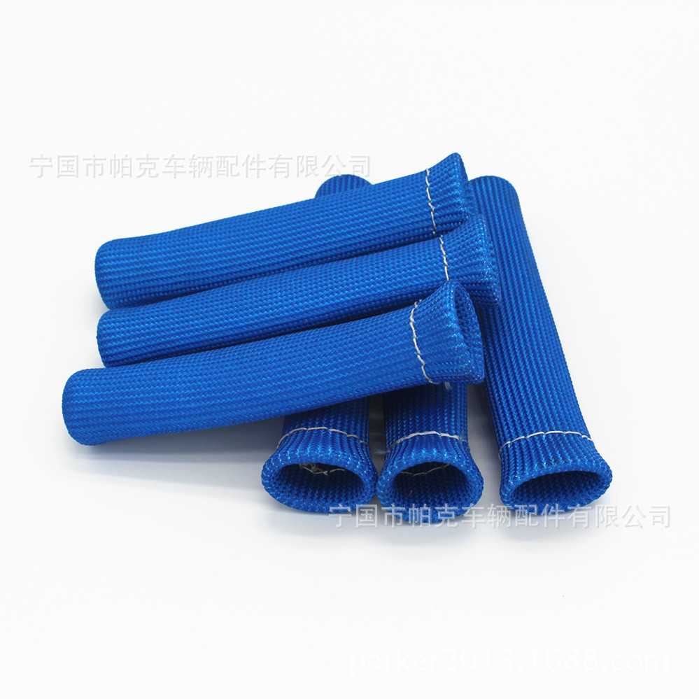 Automóvil bujía Carcasa protectora exterior automóvil bujía cableado arnés tubo protector de aislamiento de fibra de vidrio