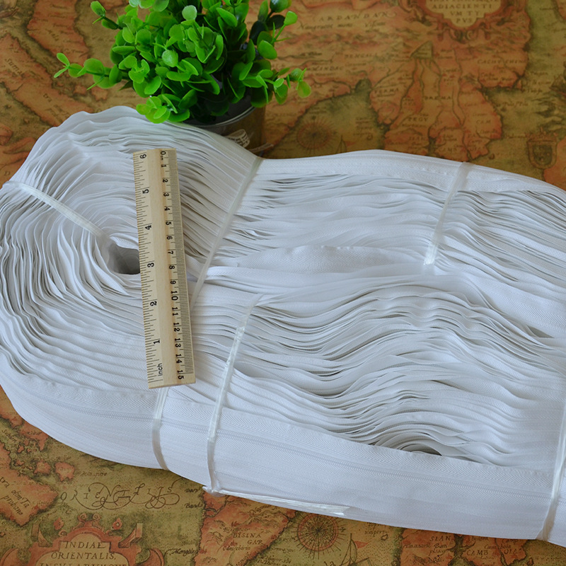 4公斤3号双针尼龙码装拉链厂家3#尼龙拉链家纺捆装加厚拉链批发