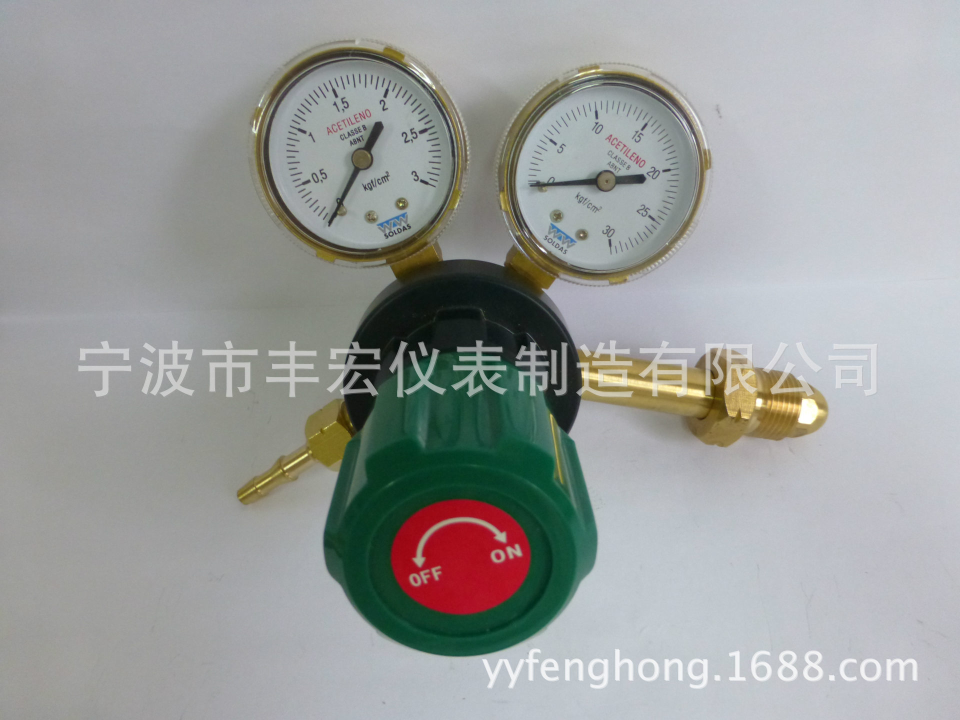 外销外贸乙炔减压阀 供应义乌批发市场 外贸全铜乙炔减压器
